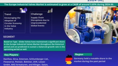 Photo of Europe Industrial Valves Market Size, Share, Growth Insight – 5.65% Estimated CAGR Growth By 2030