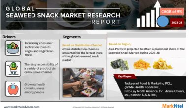 Photo of Latest Seaweed Snack Market Research By Size, Share, Growth Trends, Top Segment and Leading Companies